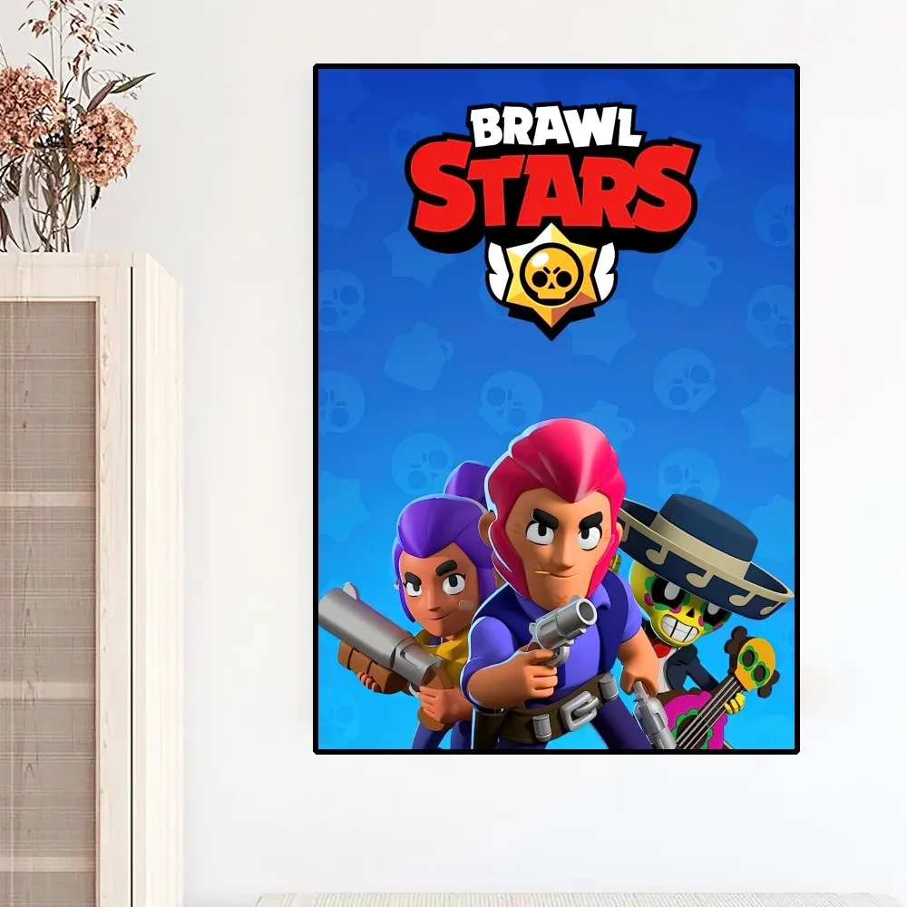 Game S Stars Cute B Brawl Luxury Poster Prints Wall Sticker Painting Bedroom Living Room Decoration 1 - Brawl Stars Plush